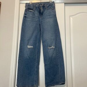 Wide leg jeans